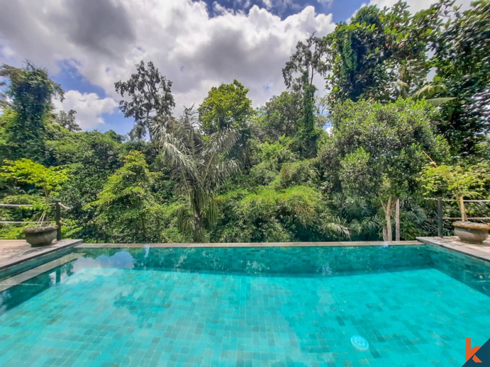 Villa avec piscine à débordement avec vue imprenable à vendre à Tanah Lot