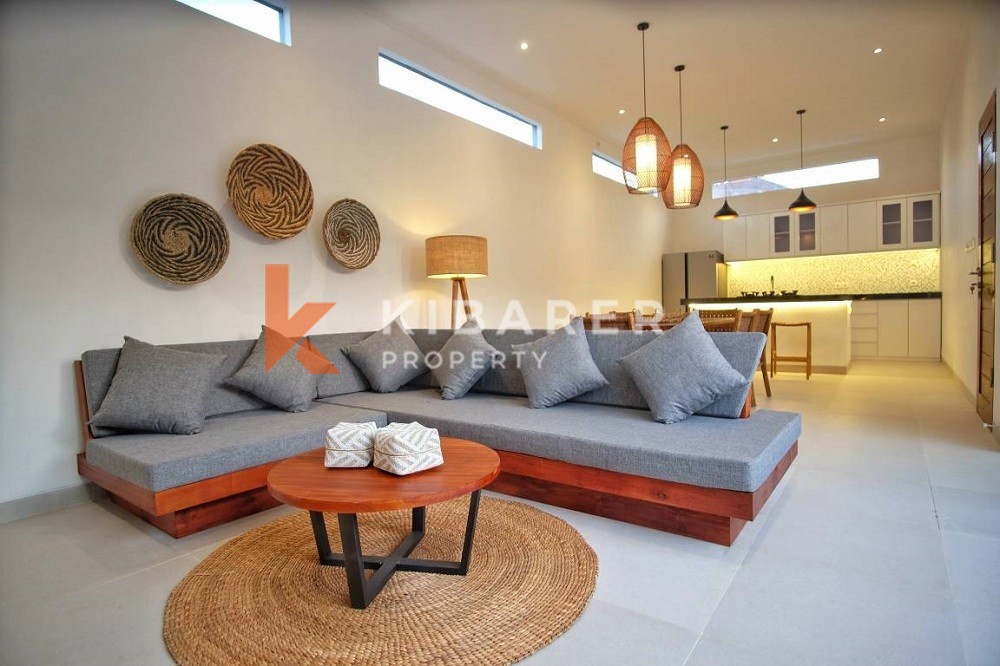 Vila Tiga Kamar Tidur Bohemian Modern, Sempurna untuk Keluarga di Kerobokan