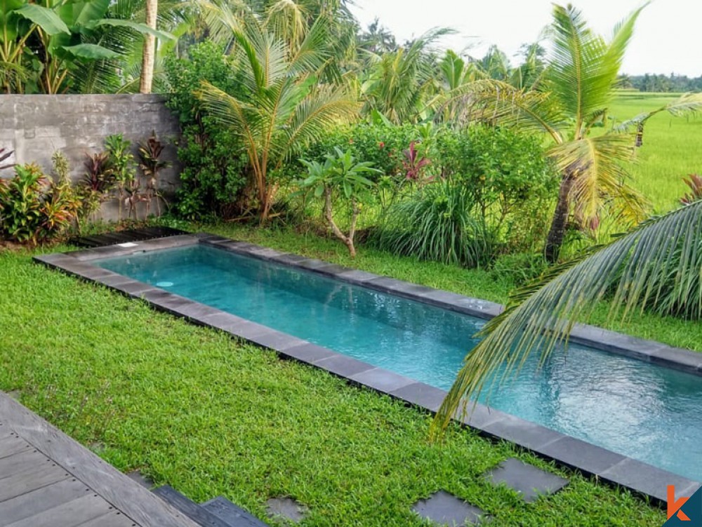 Villa Tiga Kamar Tidur Konsep Berkelanjutan dijual di Ubud
