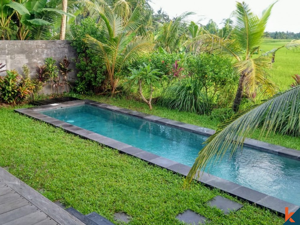 Villa Tiga Kamar Tidur Konsep Berkelanjutan dijual di Ubud