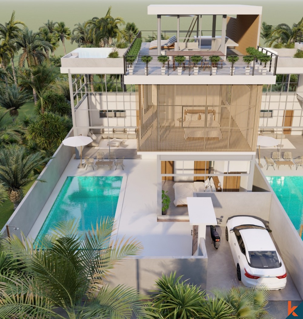Ultra Modern and Luxurious Off-Plan 3 Bedroom Villa in Canggu for Sale