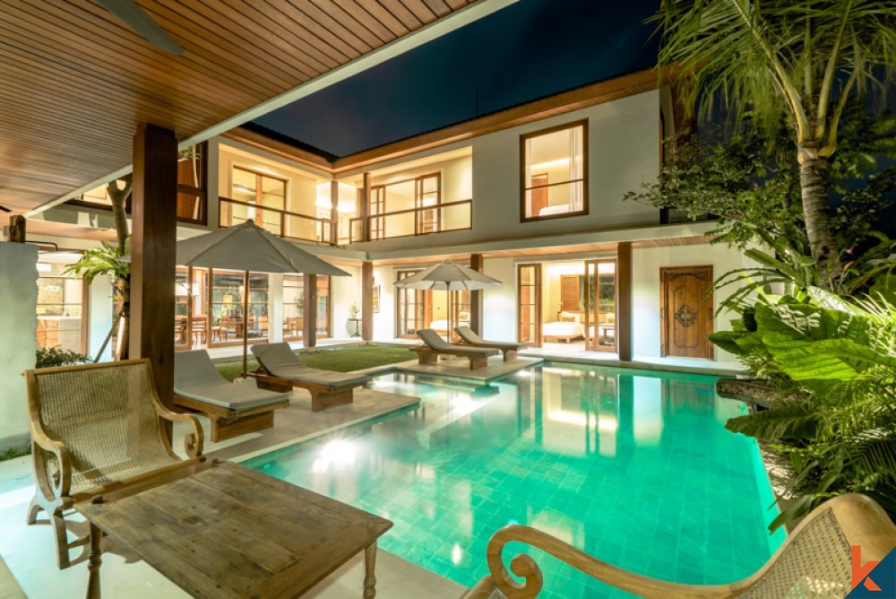 Luxueuse villa neuve en pleine propriété à vendre à Berawa