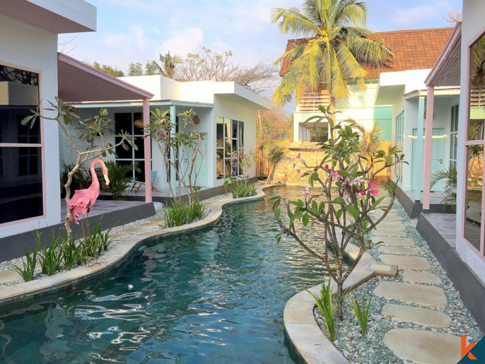 Hotel Indah dengan Villa Dijual di Gili Trawangan