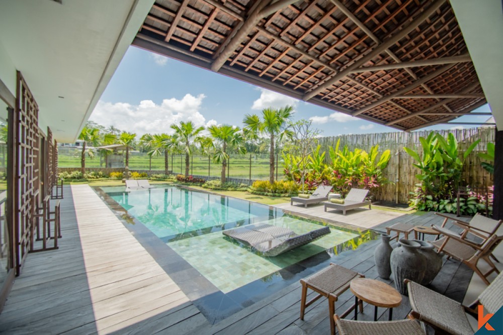 Luxury Brand New Villa with Ricefield View for Sale in Ubud