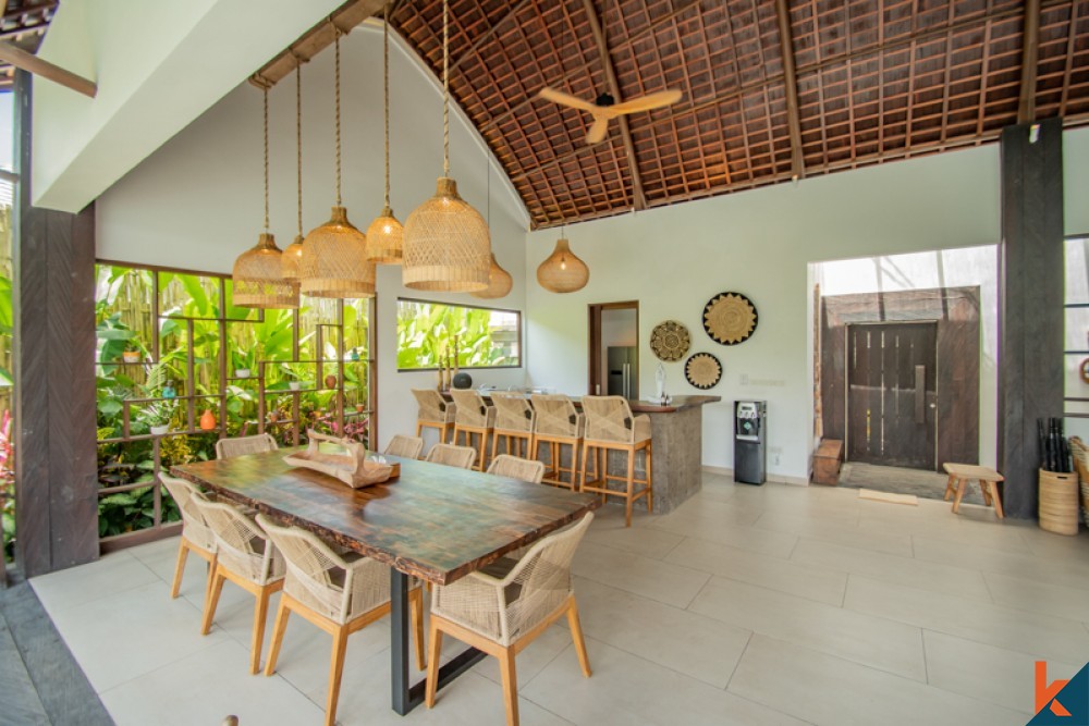 Villa mewah baru yang menghadap ke sawah untuk dijual di Ubud