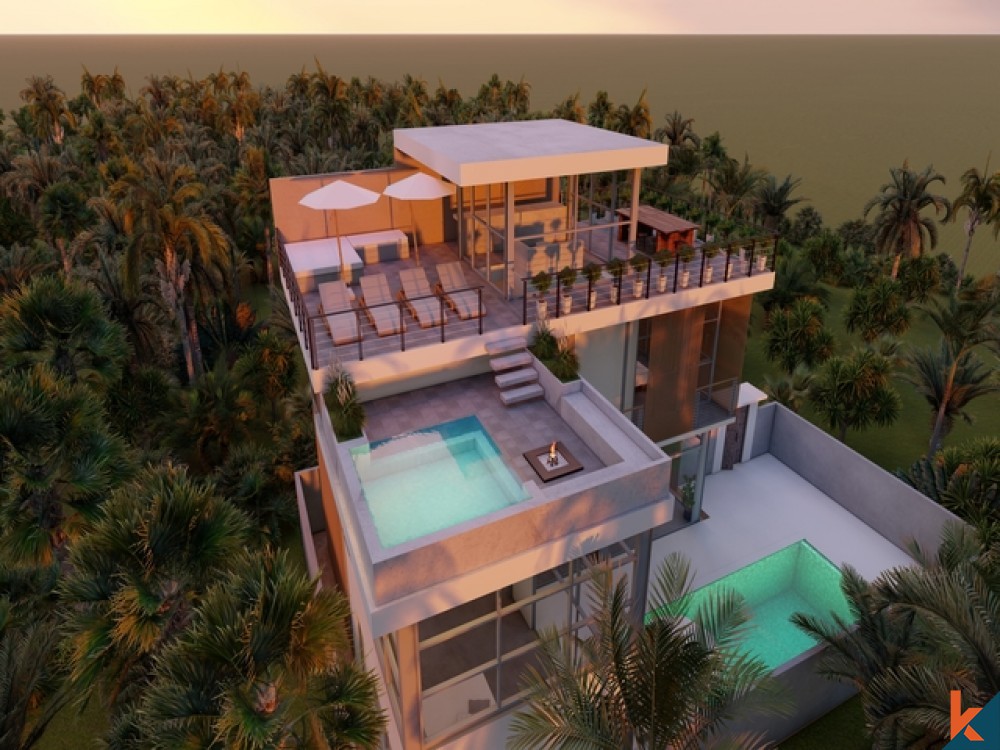 Villa de rêve de luxe incroyable à venir de 4 chambres à Pererenan à vendre