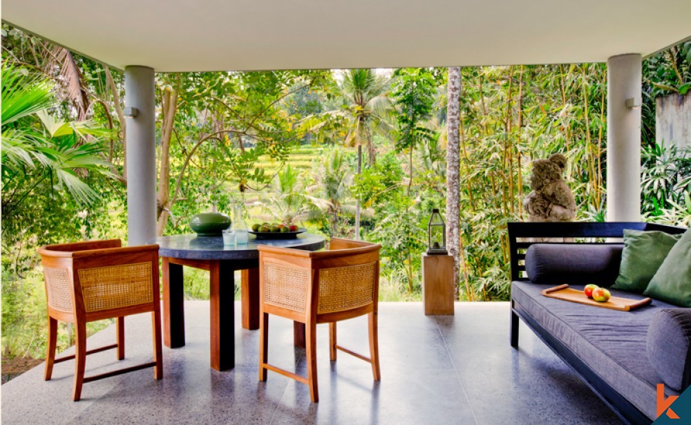 Luxurious Tropical Jungle Two Level Villa for Sale in Ubud