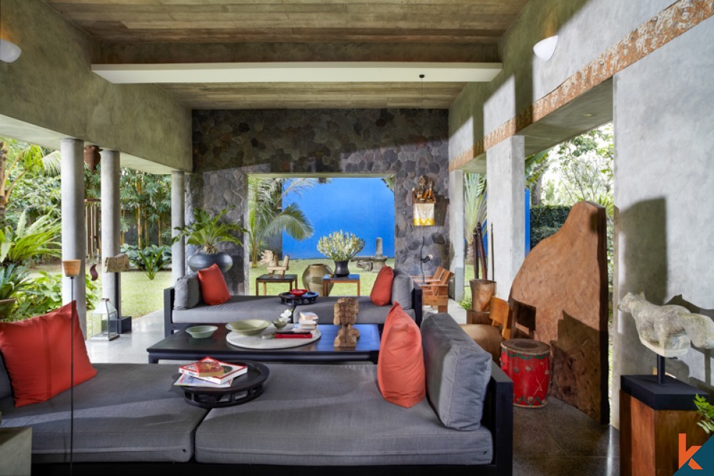 Luxurious Tropical Jungle Two Level Villa for Sale in Ubud