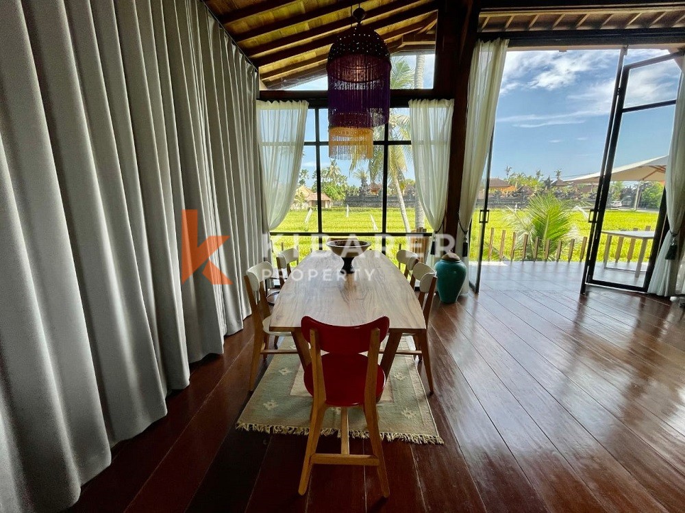 Unique Two-Bedroom Villa with rice field view in Seseh (Available on December 2nd 2025)