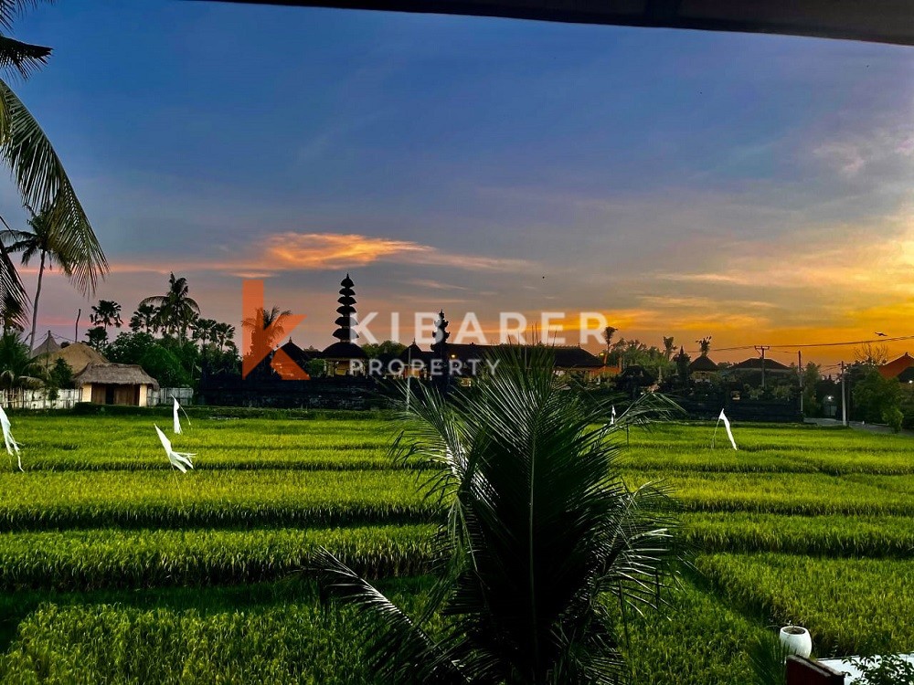 Unique Two-Bedroom Villa with rice field view in Seseh (Available on December 2nd 2025)