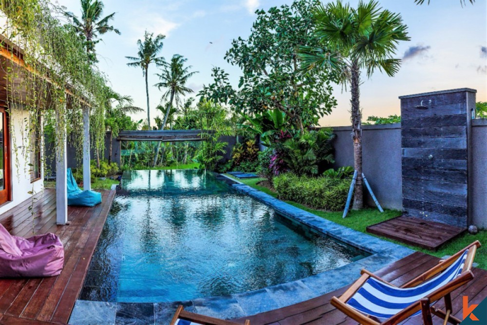Three Bedrooms Villa with Amazing View for Sale in Canggu
