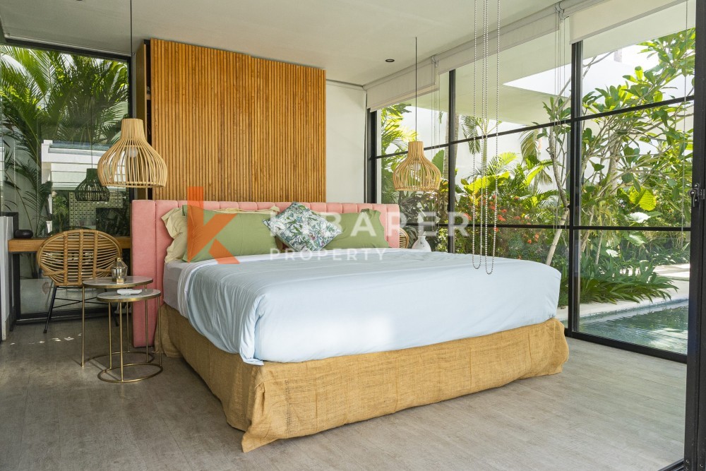 Stunning Five Bedroom Villa secluded rice fields of trendy Canggu