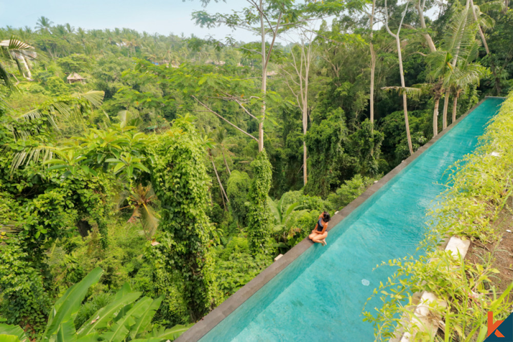 Menakjubkan investasi gaya Bali hotel untuk dijual di Ubud