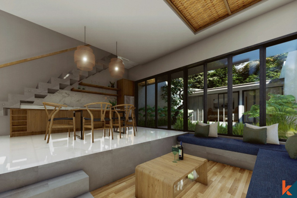 Upcoming Two level Villa for Sale with Rice Field View in Canggu