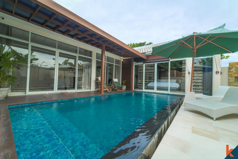 Villa Bergaya Satu Kamar Tidur Menakjubkan Dijual di Kerobokan