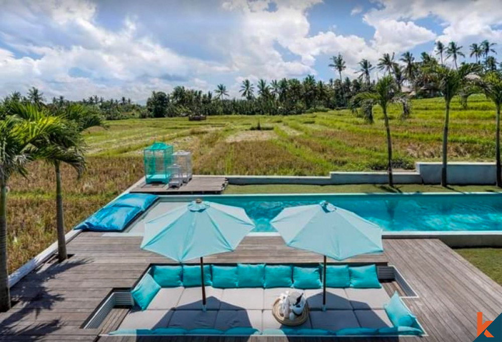 Ultimate Luxury and Spectacular Design with Panoramic Views of Iconic Rice Fields