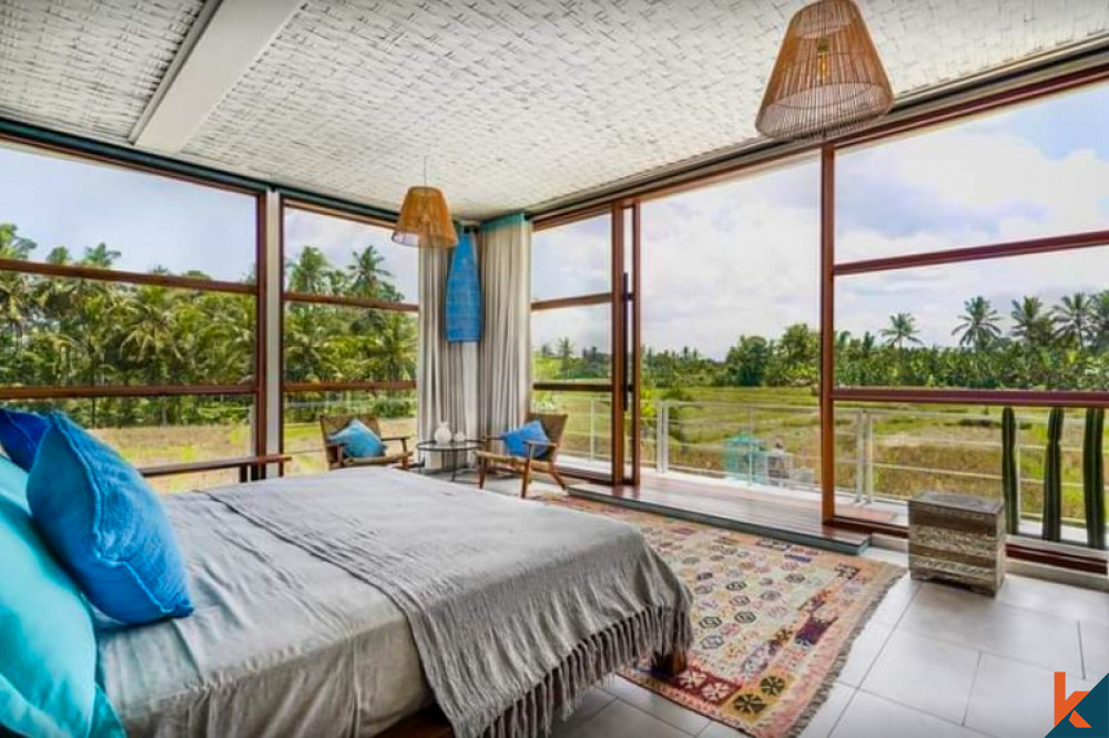 Ultimate Luxury and Spectacular Design with Panoramic Views of Iconic Rice Fields