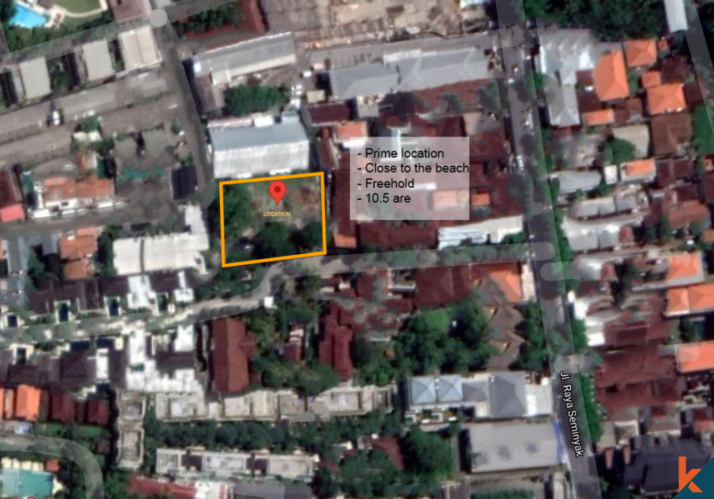 Amazing Freehold Land for Sale in Prime Location of Seminyak