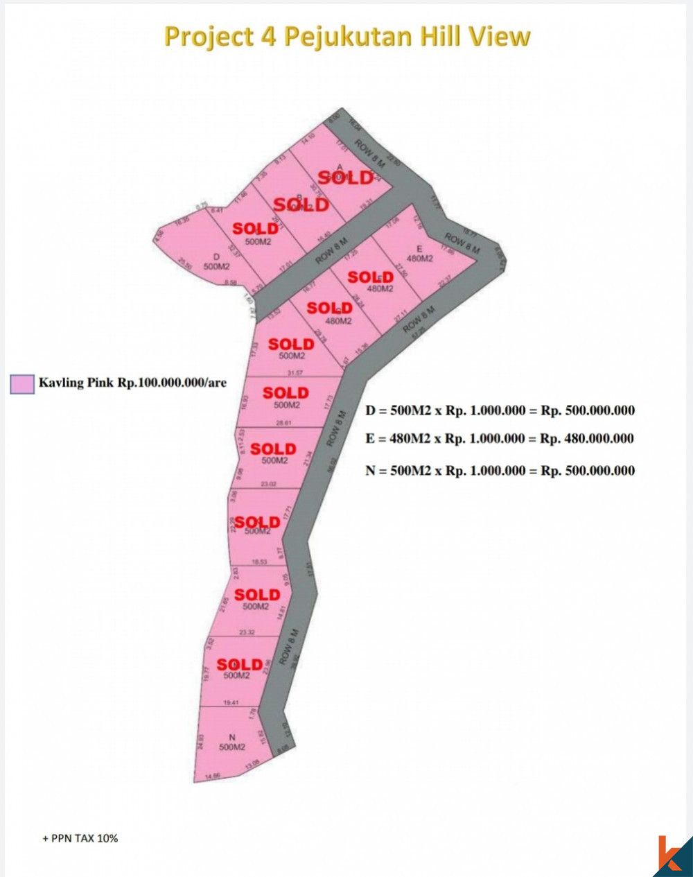 Spectacular Land with Ocean View in Nusa Penida Island for Sale