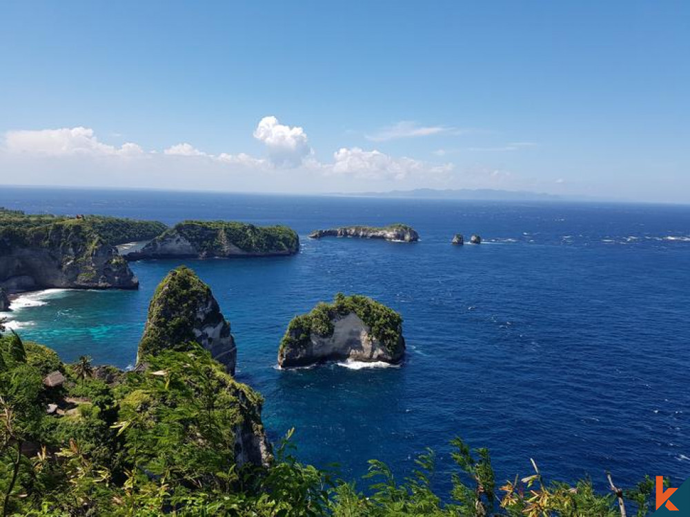 Incroyable terrain au sommet d'une falaise à Nusa Penida à vendre