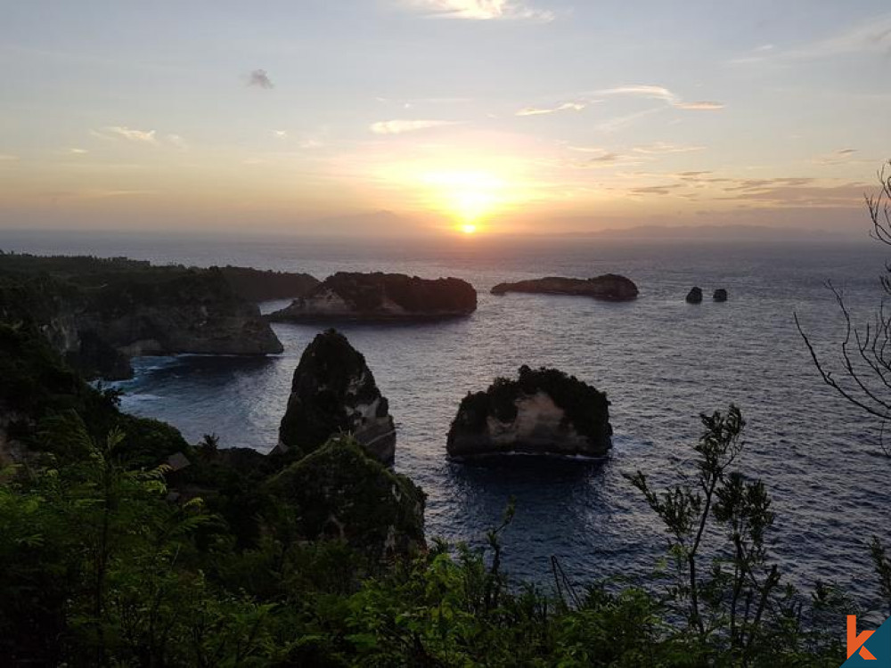 Incroyable terrain au sommet d'une falaise à Nusa Penida à vendre