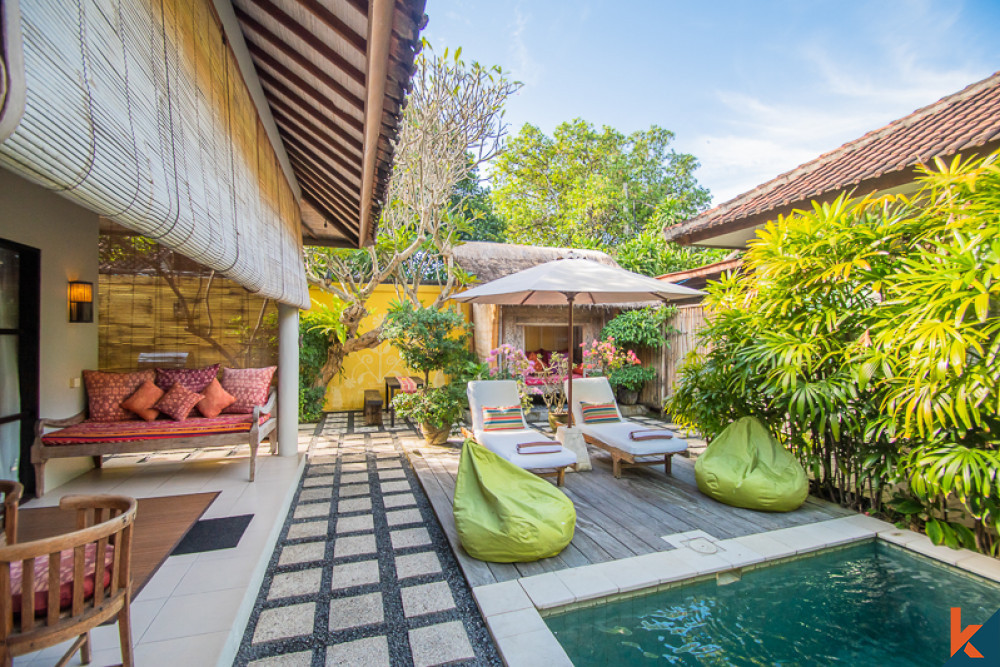 Villa Freehold Guest House Menakjubkan dengan ROI Terbaik untuk Dijual di Sanur