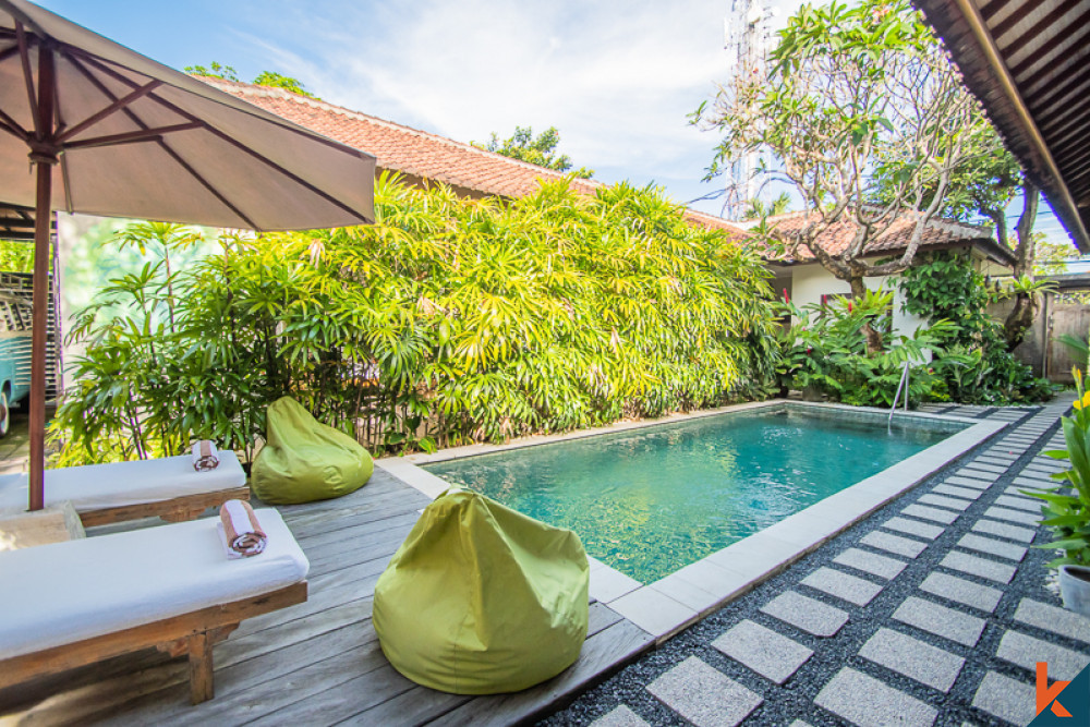 Villa Freehold Guest House Menakjubkan dengan ROI Terbaik untuk Dijual di Sanur