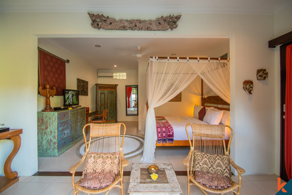 Villa Freehold Guest House Menakjubkan dengan ROI Terbaik untuk Dijual di Sanur