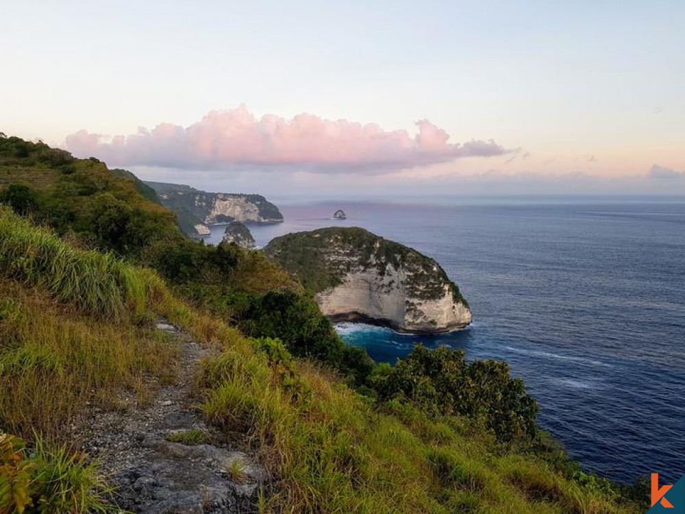 Dijual Tanah Freehold Pemandangan Laut di Nusa Penida