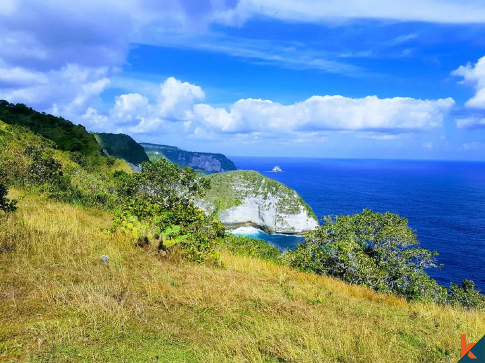Terrain en pleine propriété avec vue sur l'océan à Nusa Penida à vendre