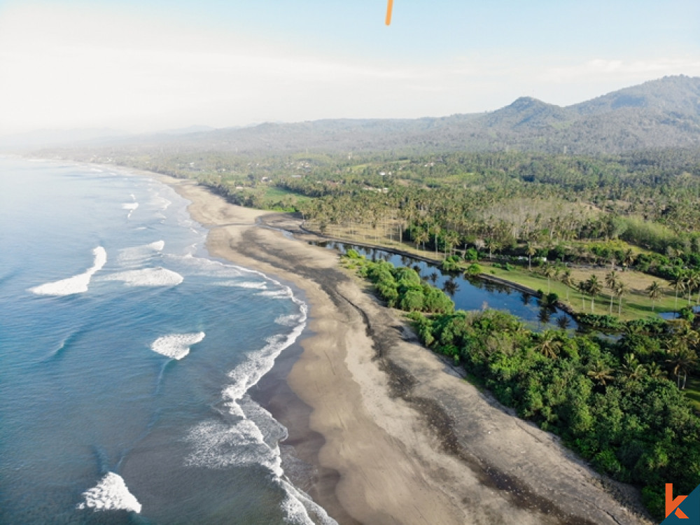 Incroyable terrain tropical en bord de mer à Balian à vendre