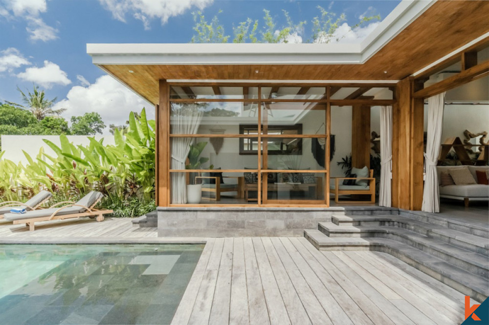 Brand New Three Bedrooms Villa With Amazing View for Sale in Canggu