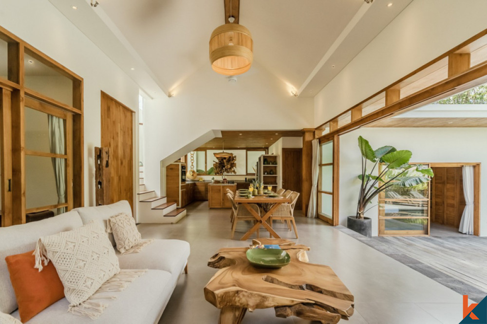 Brand New Three Bedrooms Villa With Amazing View for Sale in Canggu