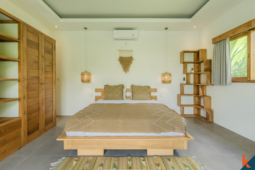 Villa Baru Tiga Kamar Tidur Dengan Pemandangan Luar Biasa Dijual di Canggu