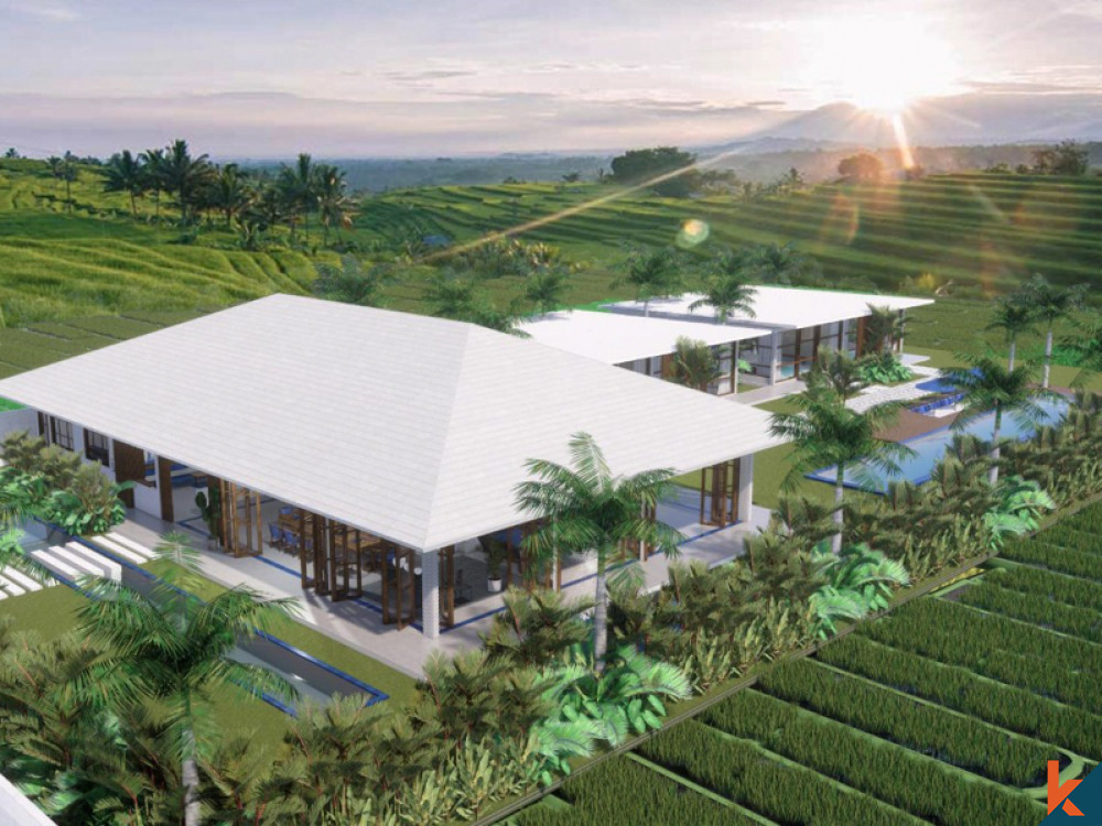 Villa Mewah dengan Pemandangan 360 yang Menakjubkan Dijual di Tabanan