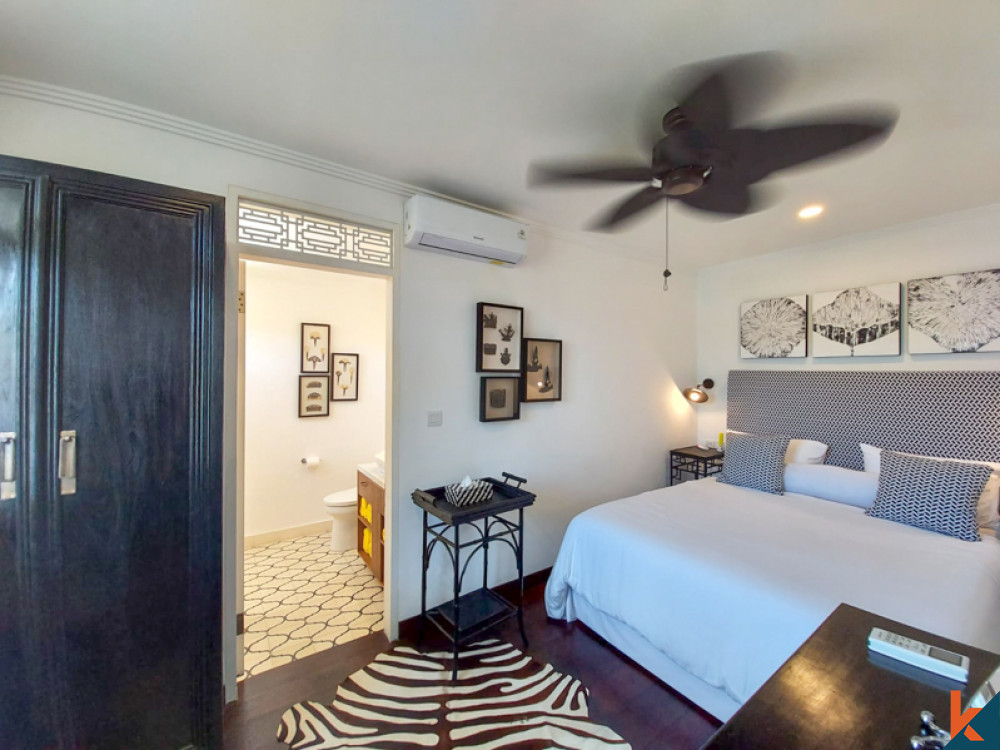 Chic Three Bedrooms Colonial Villa for Lease in Seminyak