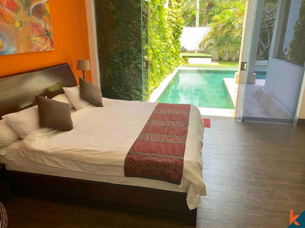 Luxueuse villa intelligente de 3 chambres à quelques pas de la plage à Berawa à vendre