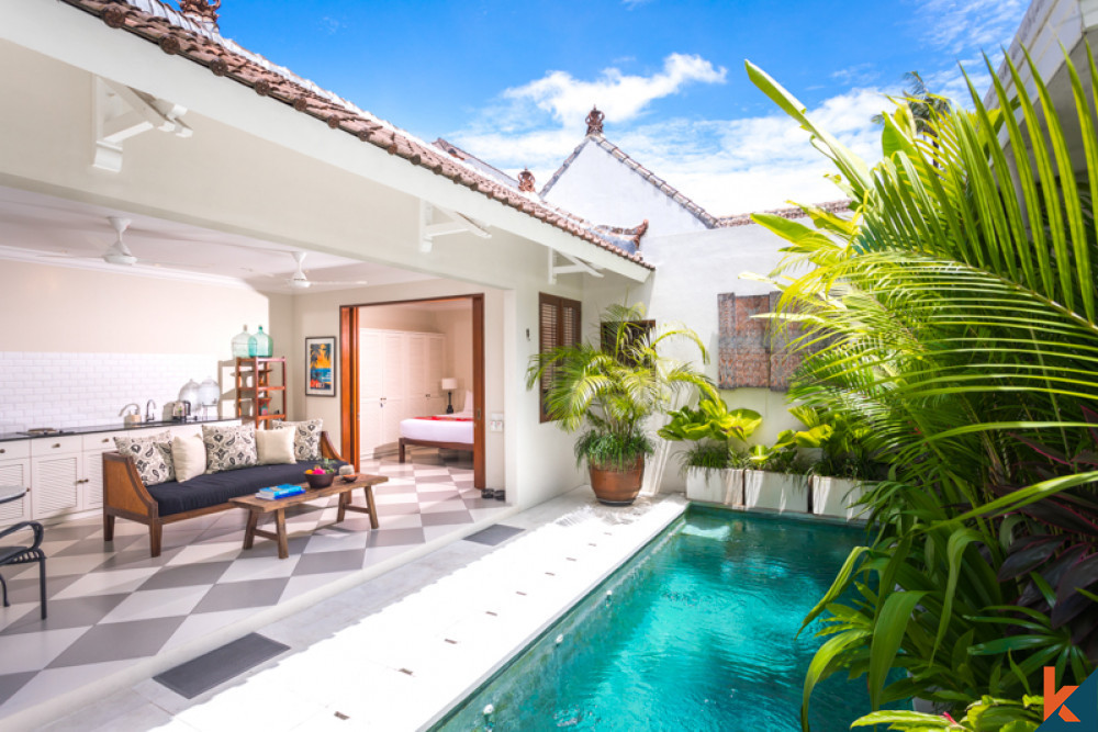 Disewakan Villa Satu Kamar Tidur yang Chic di Seminyak