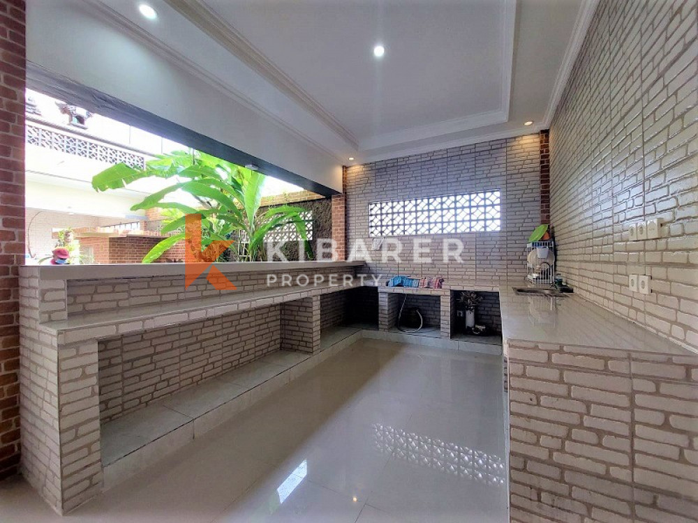 Beautiful Semi Furnished Villa Four Bedrooms with Rice Field View in Munggu