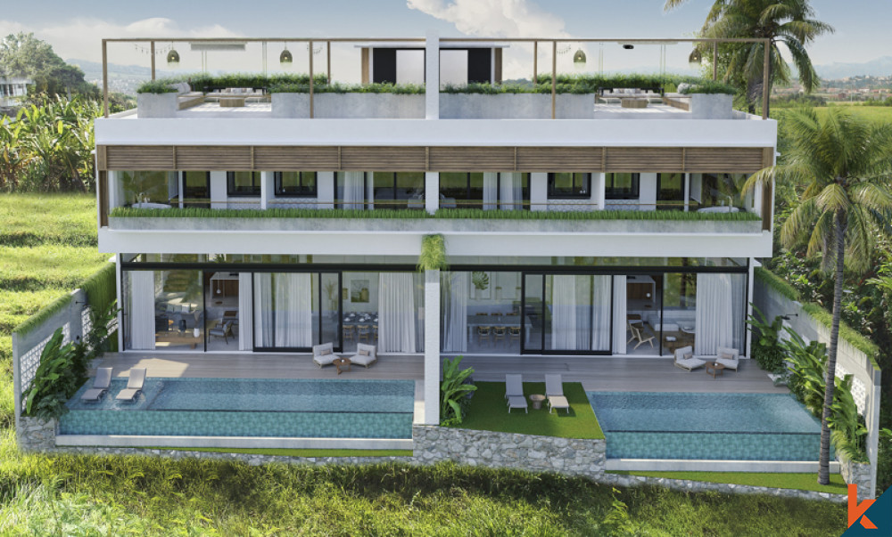 Villa Tropis Modern Mendatang untuk Disewakan di Canggu