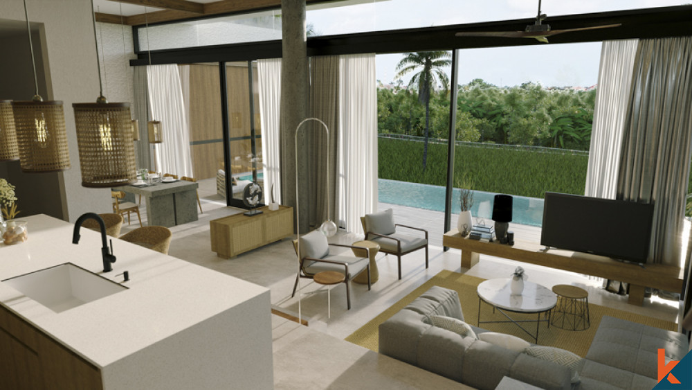 Prochaine Villa Tropicale Moderne à Louer à Canggu