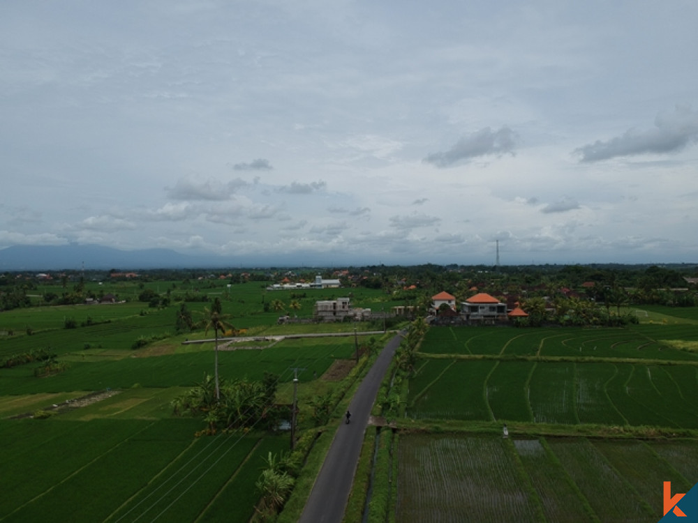 Tanah Hak Milik yang Menakjubkan di Nyanyi dengan Pemandangan Sawah Dijual