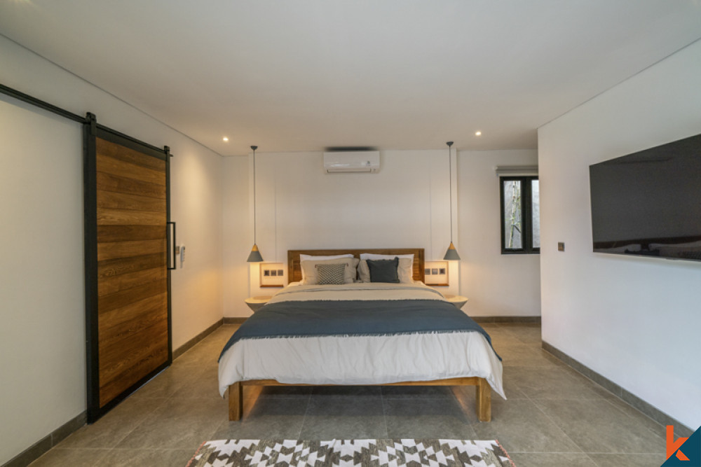 Prochaine villa idyllique moderne de trois chambres à louer à Berawa