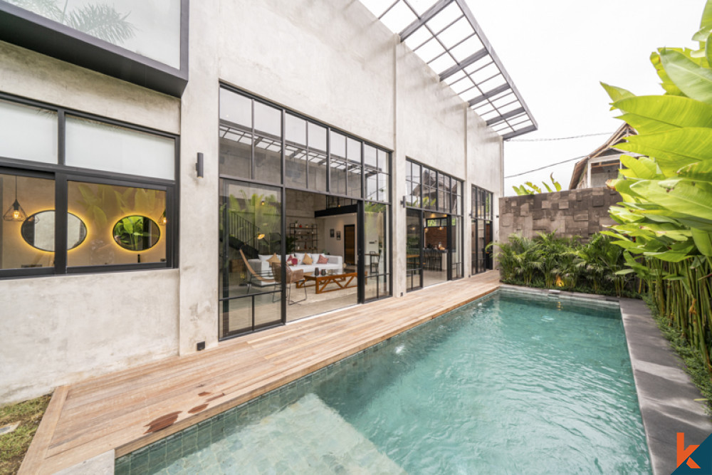 Disewakan Vila Modern Tiga Kamar Tidur Idyllic Modern di Berawa