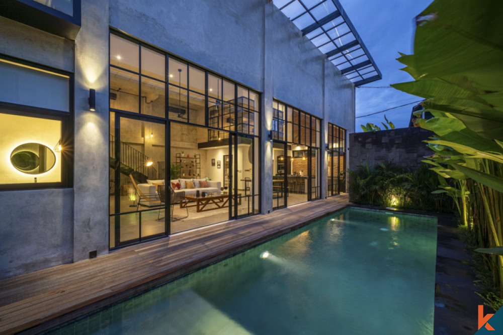 Disewakan Vila Modern Tiga Kamar Tidur Idyllic Modern di Berawa