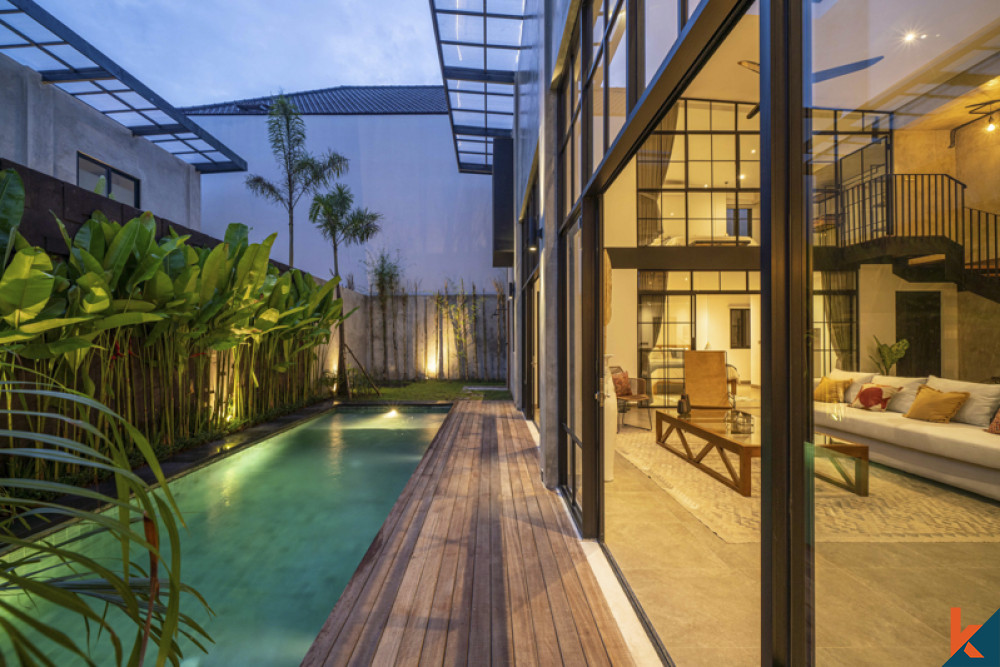 Disewakan Vila Modern Tiga Kamar Tidur Idyllic Modern di Berawa