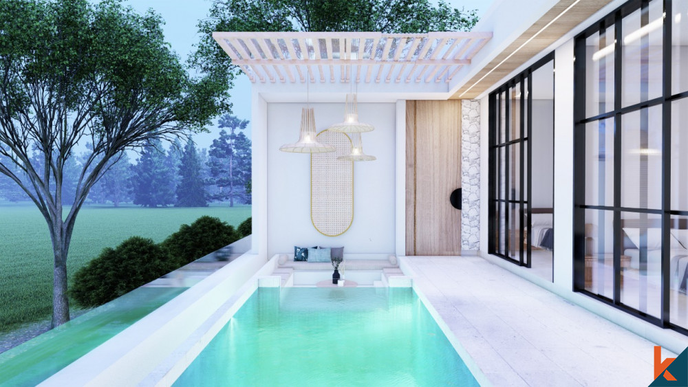 Villa tropicale moderne de 4 chambres sur plan à Tumbak Bayuh à vendre