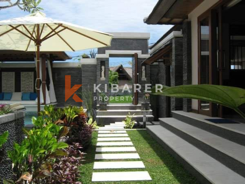 Beautiful Three Bedroom Enclosed Living Villa in Canggu (This villa will be available in the middle of February 2024)