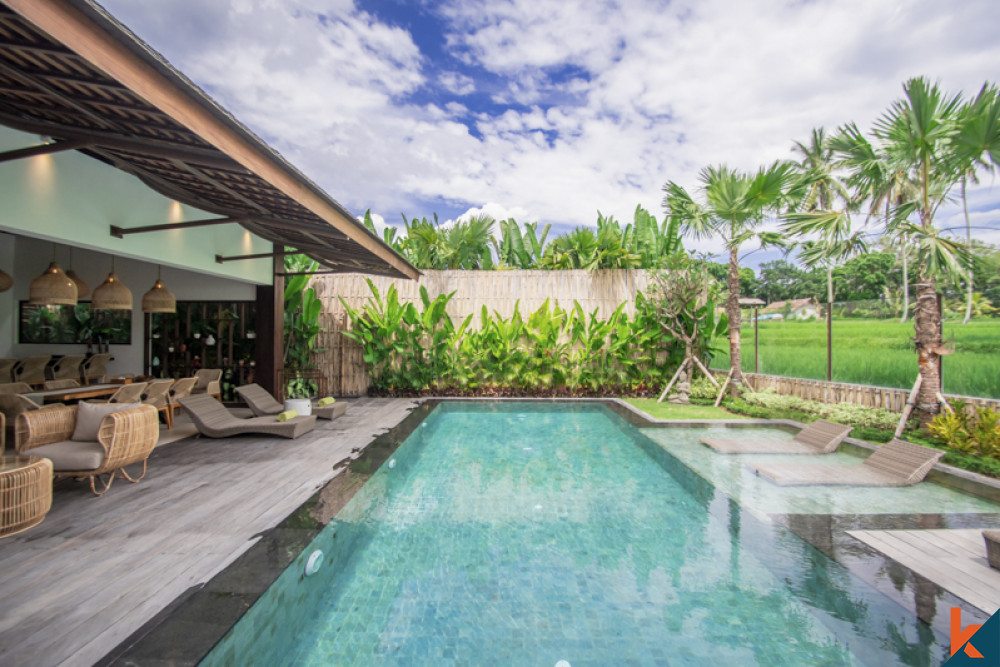Luxury Three Bedrooms Villa With Rice Field View and Five Star Amenities