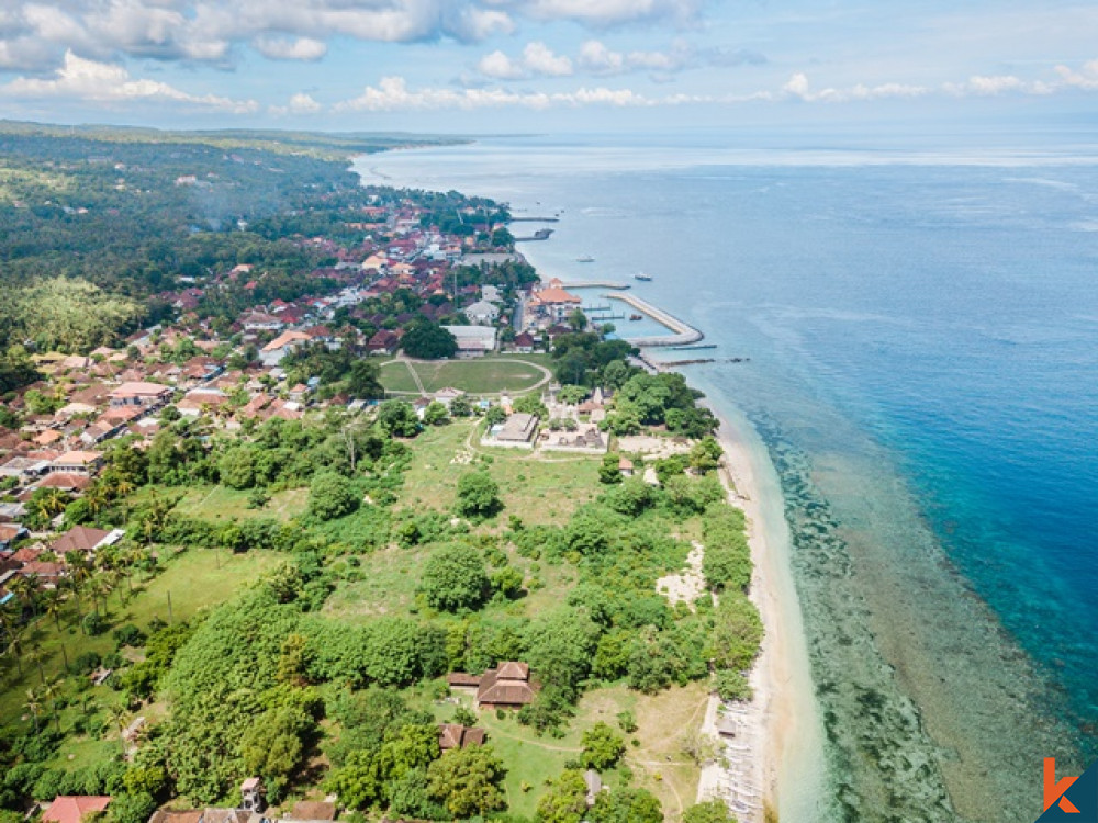 Terrain privé en bord de mer à Nusa Penida à vendre